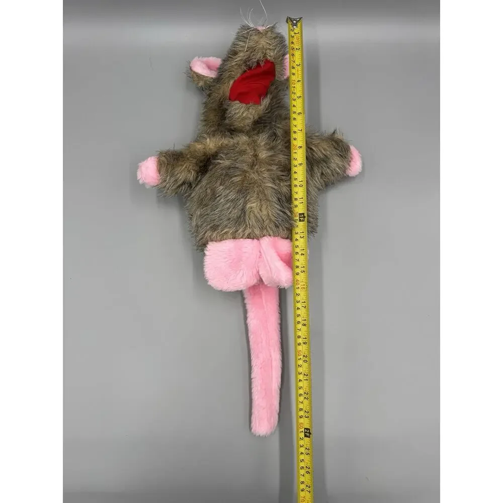 Vintage Playful Puppets That Swallow MOUSE Rat Full Body Hand Puppet Plush USA